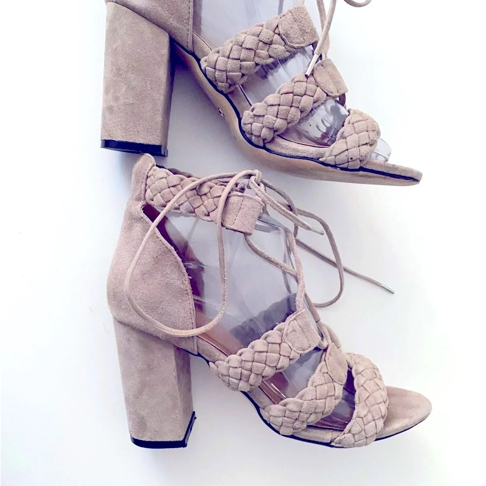 Raye, Libby Suede Strappy Sandal